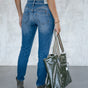 

Jeans slim taille haute Femme Alexa High Waist Cropped sicilian | Freeman T. Porter