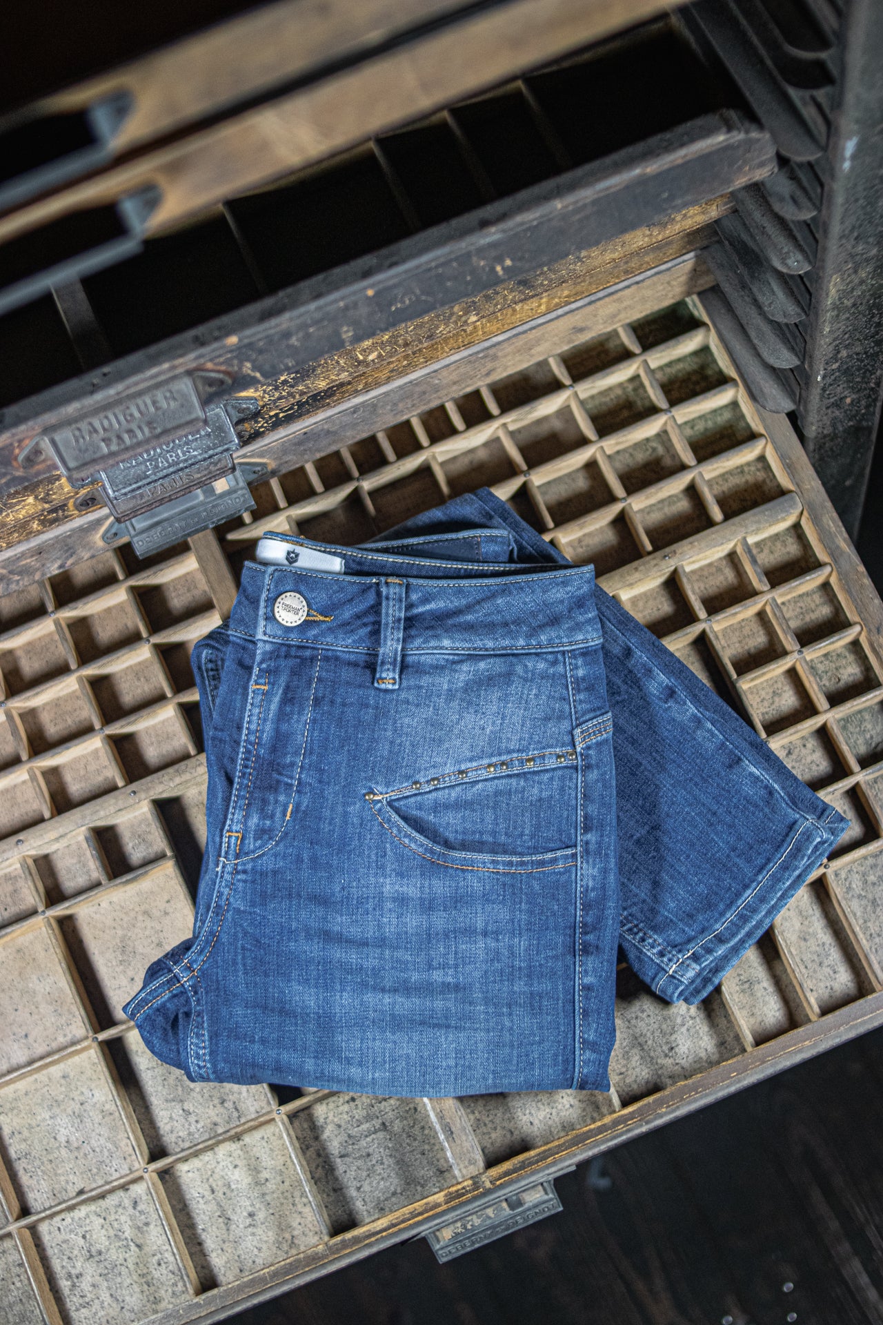 

Jeans taille haute 7/8 Femme Alexa High Waist Cropped pacific | Freeman T. Porter