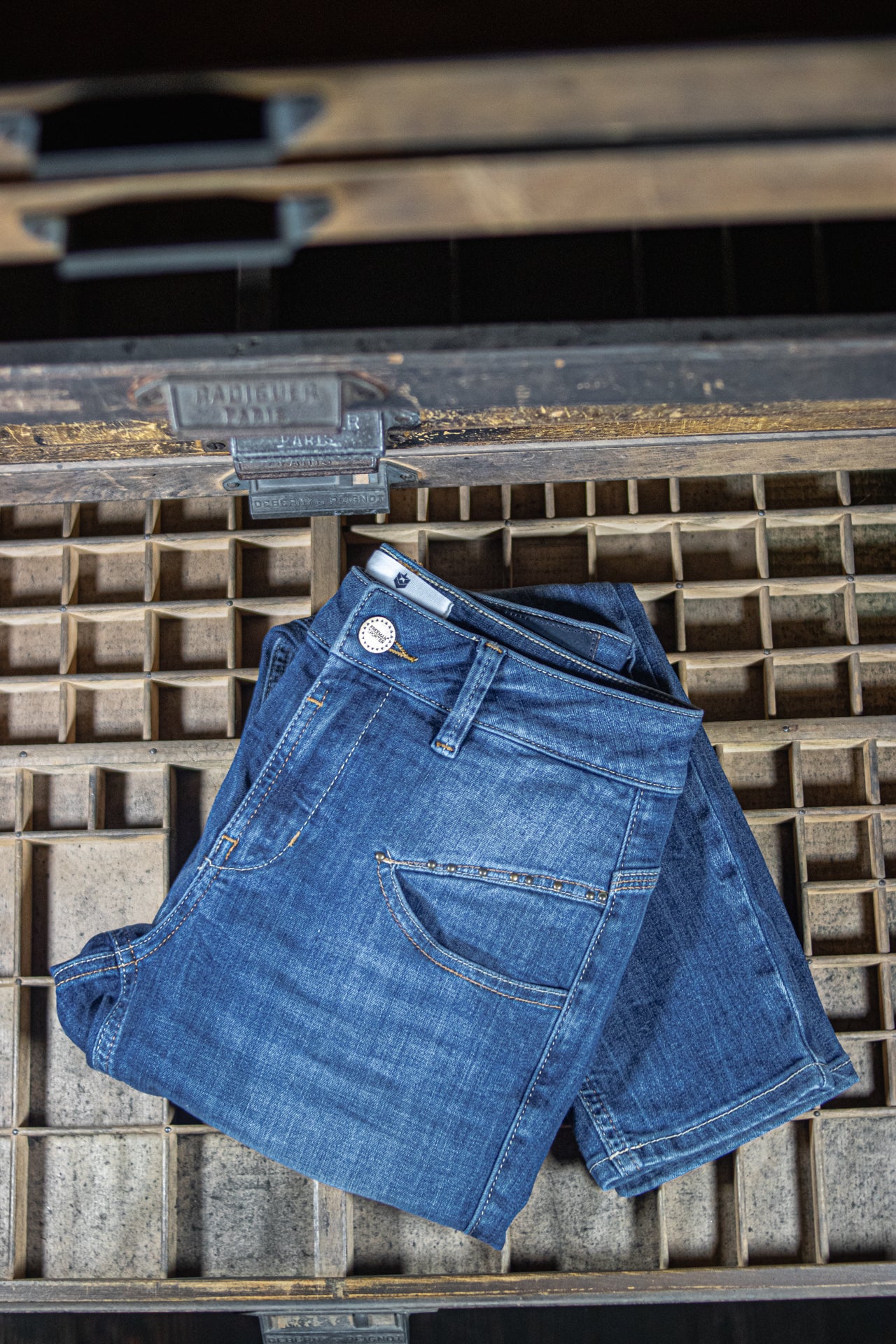 

Jeans taille haute 7/8 Femme Alexa High Waist Cropped pacific | Freeman T. Porter