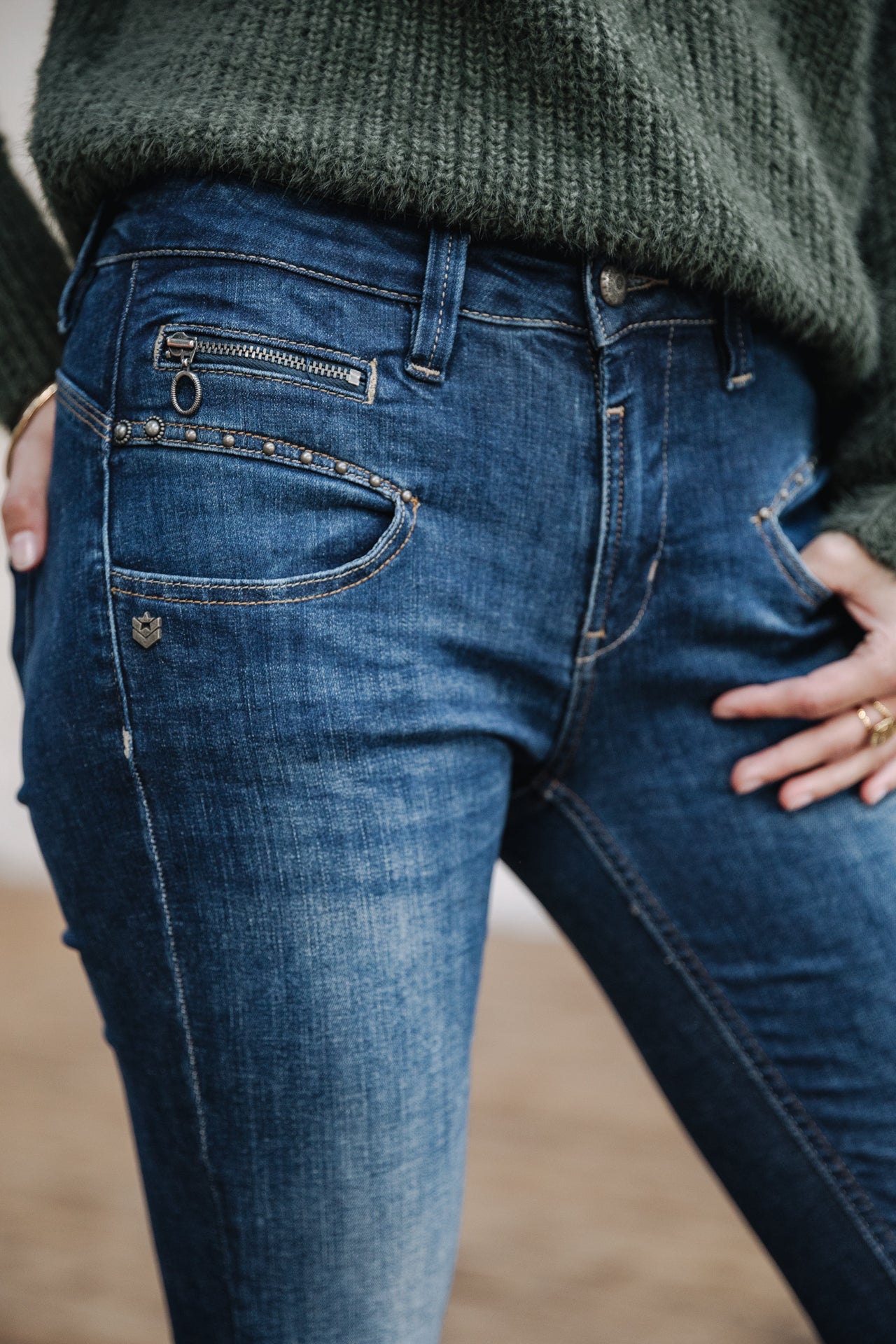 

Jeans taille haute 7/8 Femme Alexa High Waist Cropped fever | Freeman T. Porter