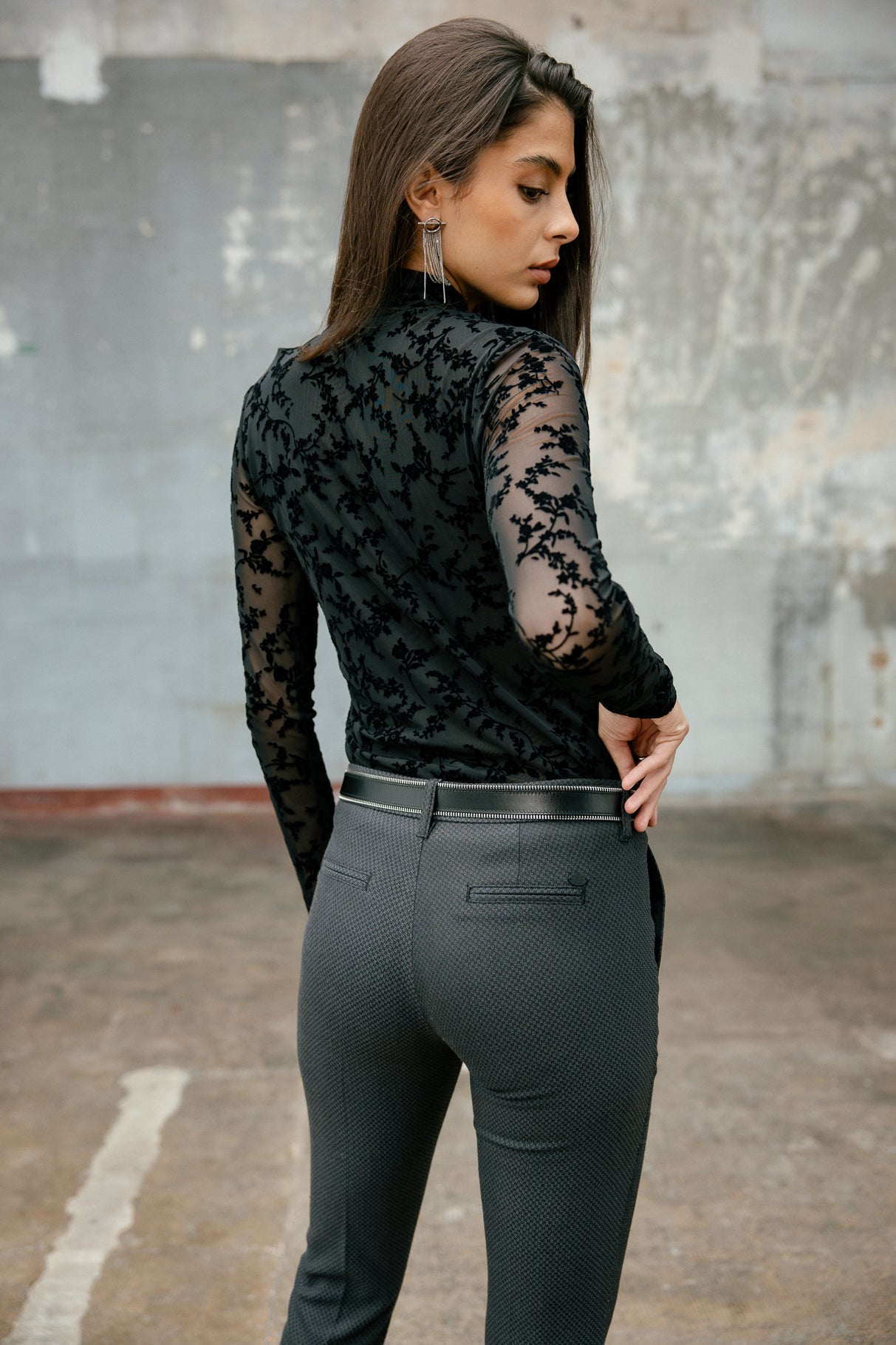 

Pantalones super slim Mujer Tessa Colish ebony | Freeman T. Porter