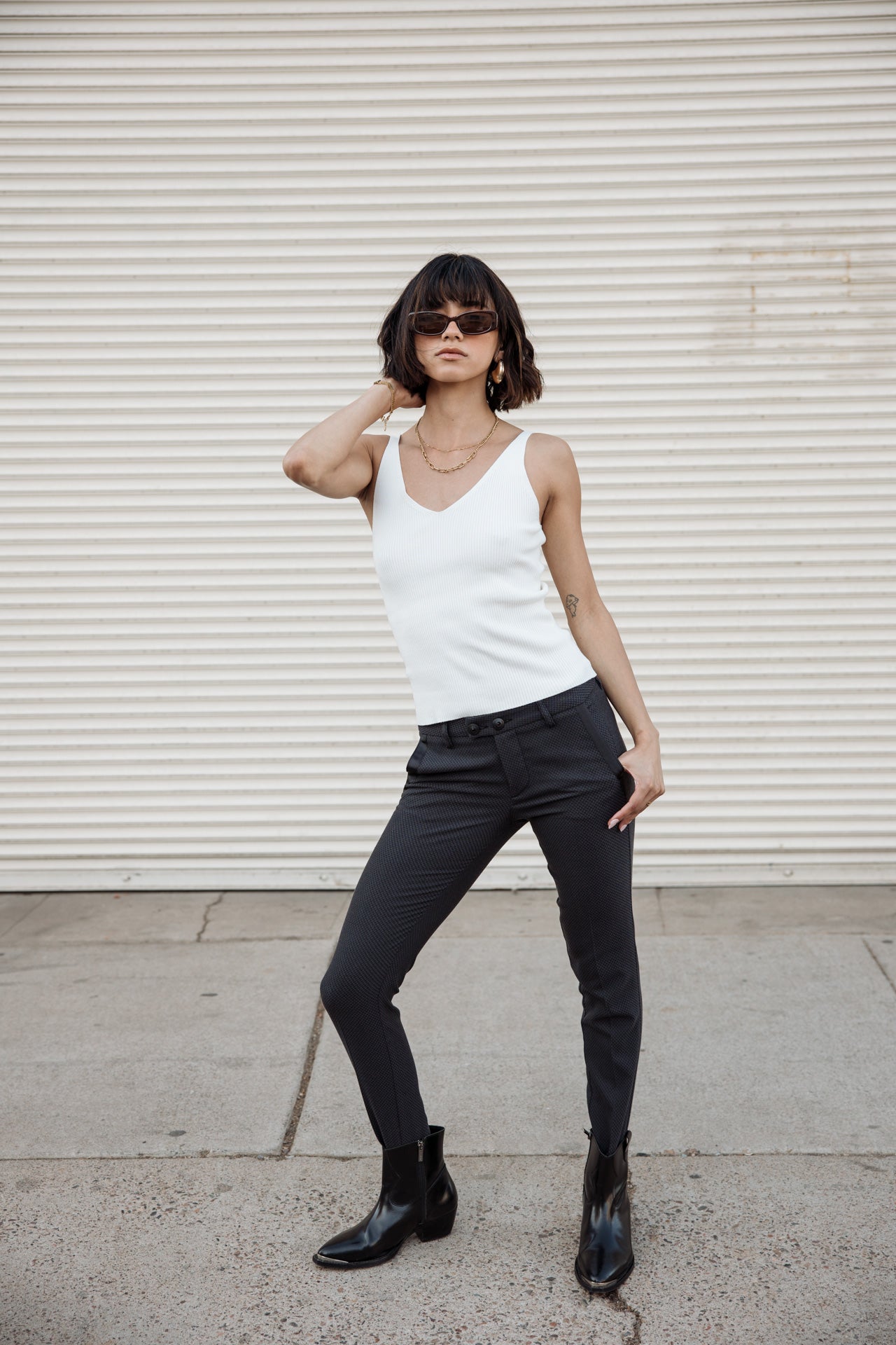 

Super-slim pants Woman Tessa Colish ebony | Freeman T. Porter