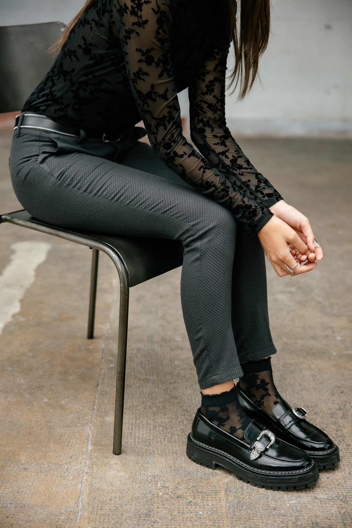 

Pantalones super slim Mujer Tessa Colish ebony | Freeman T. Porter