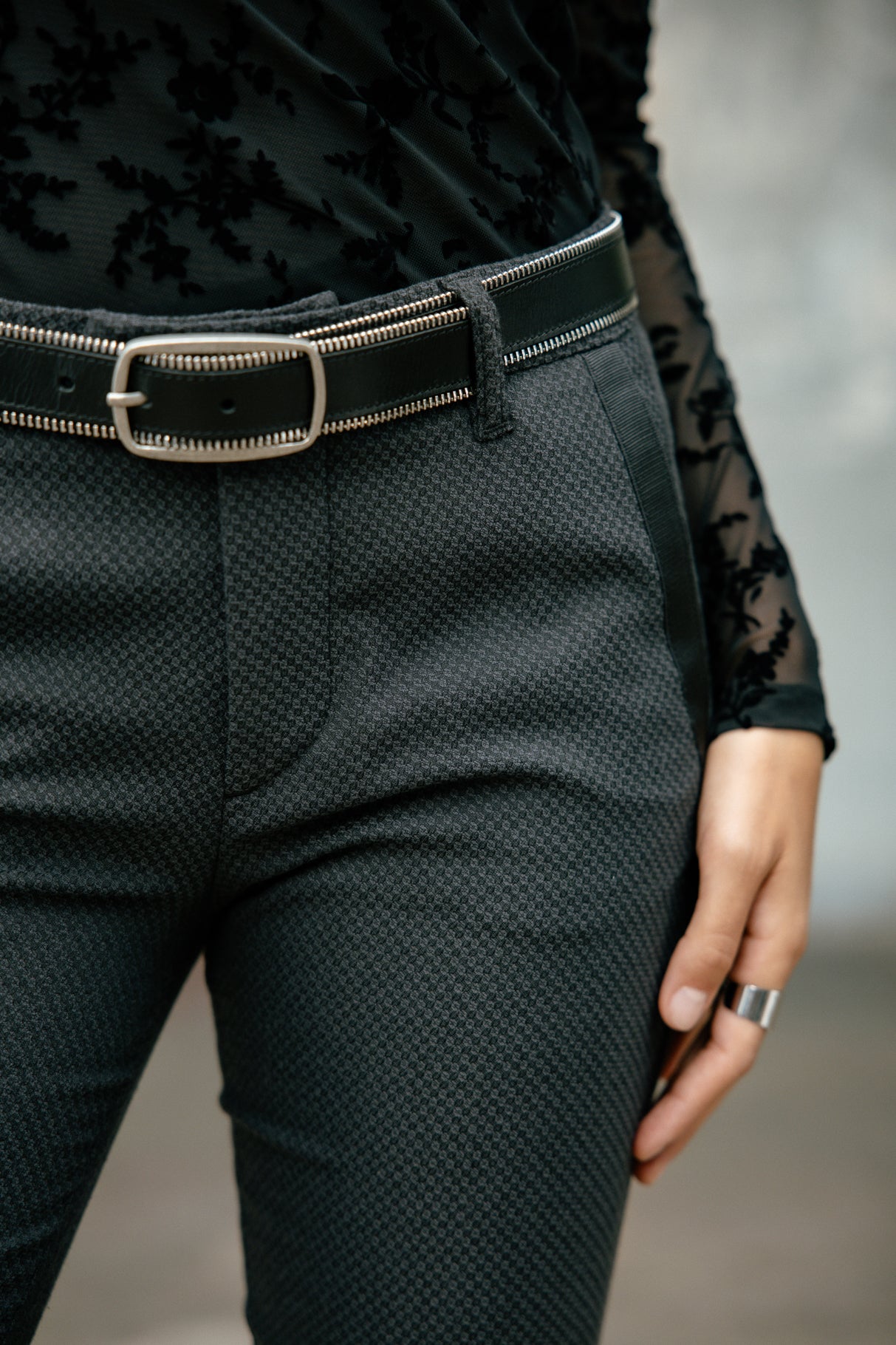 

Pantalones super slim Mujer Tessa Colish ebony | Freeman T. Porter