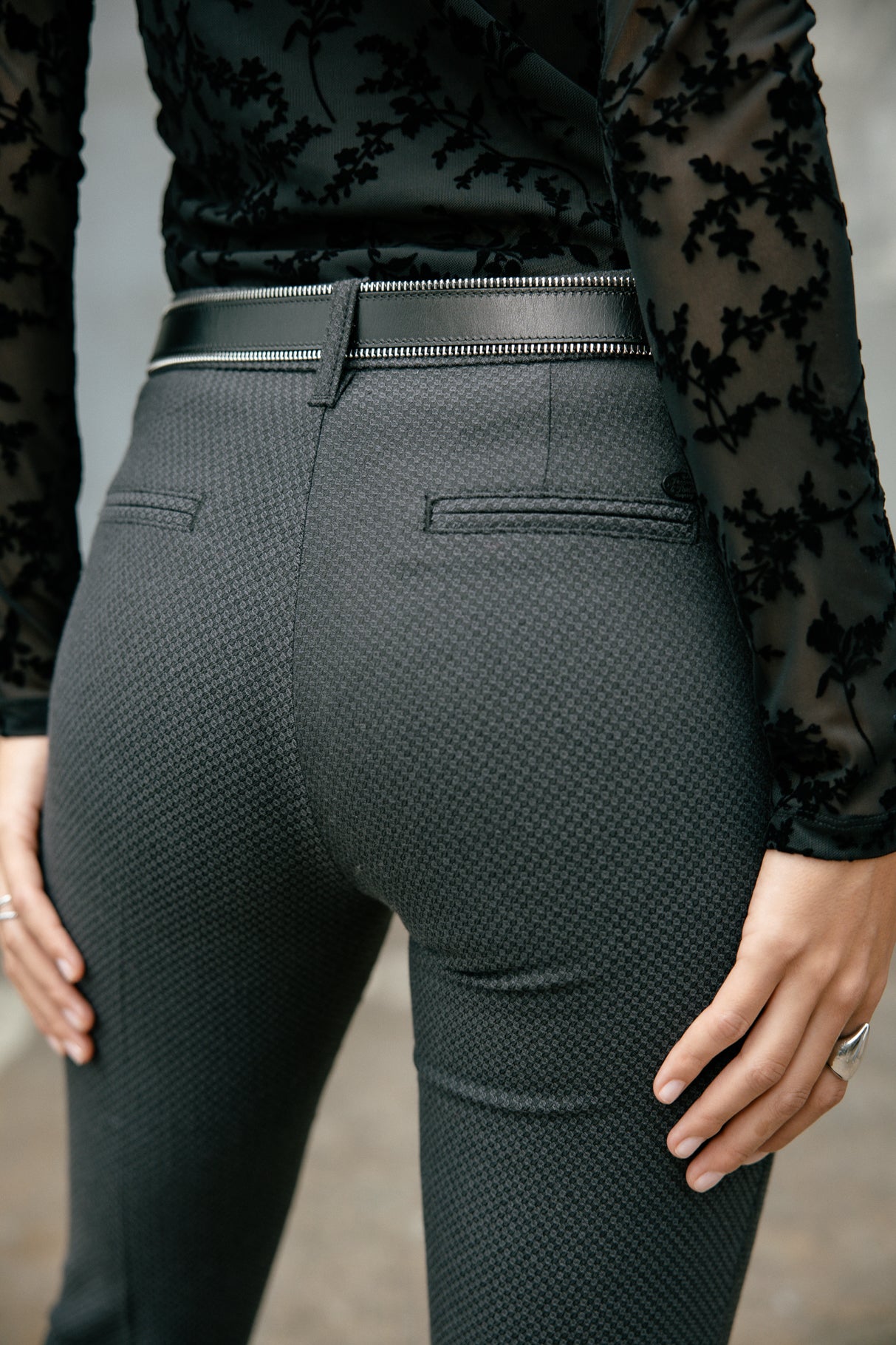 

Pantalones super slim Mujer Tessa Colish ebony | Freeman T. Porter