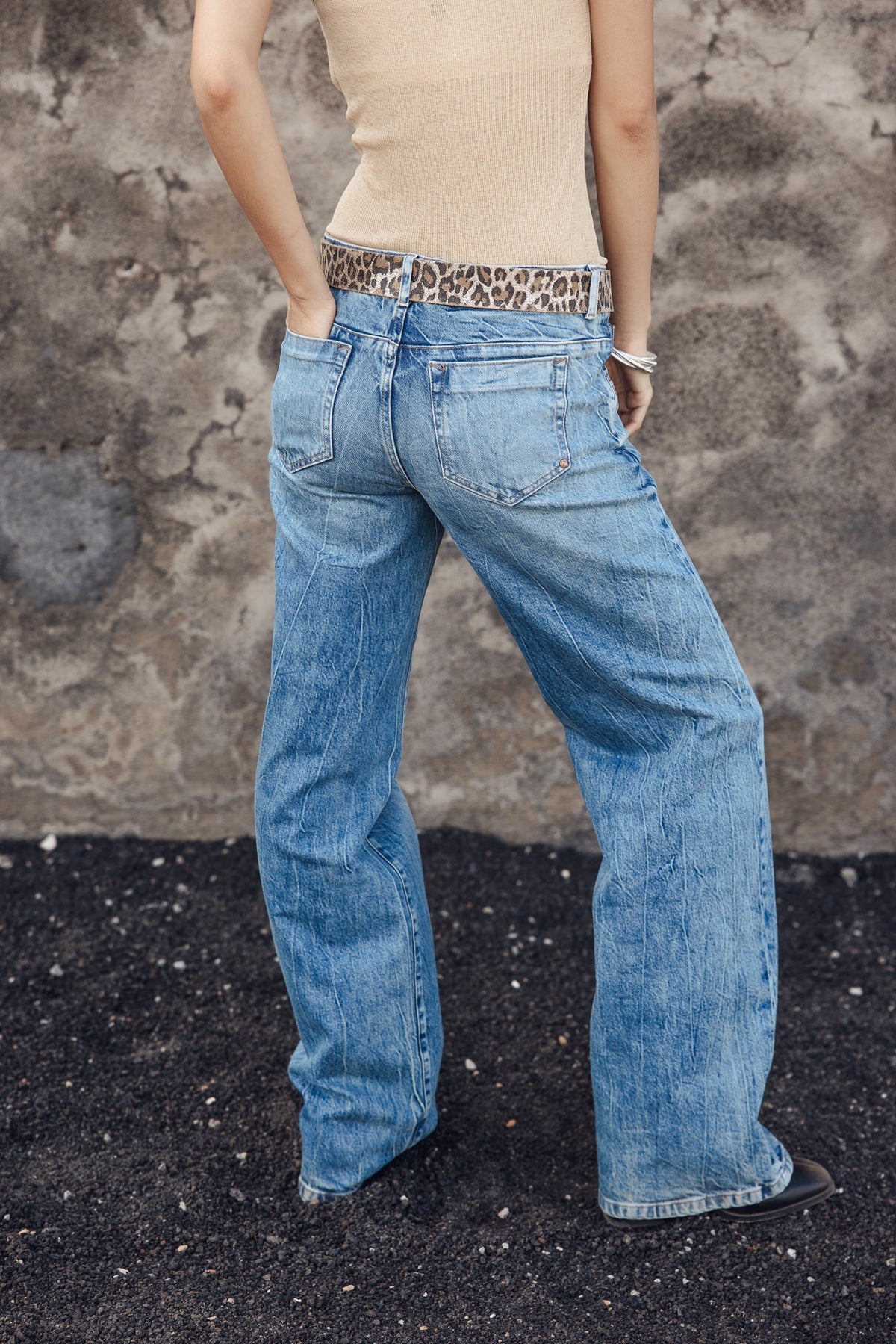 

Jeans cintura descida wide leg Mulher Agatha bocaina | Freeman T. Porter