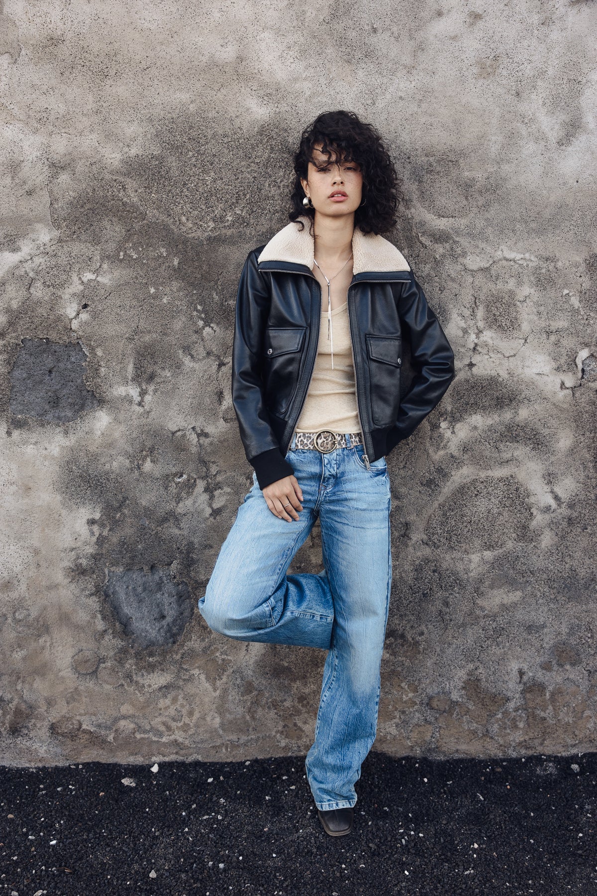 

Jeans cintura descida wide leg Mulher Agatha bocaina | Freeman T. Porter
