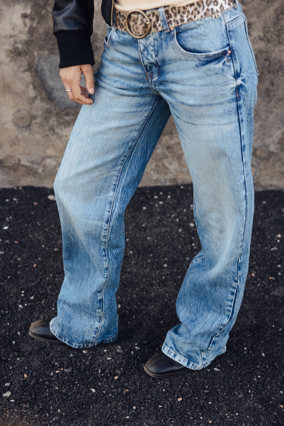 

Jeans cintura descida wide leg Mulher Agatha bocaina | Freeman T. Porter