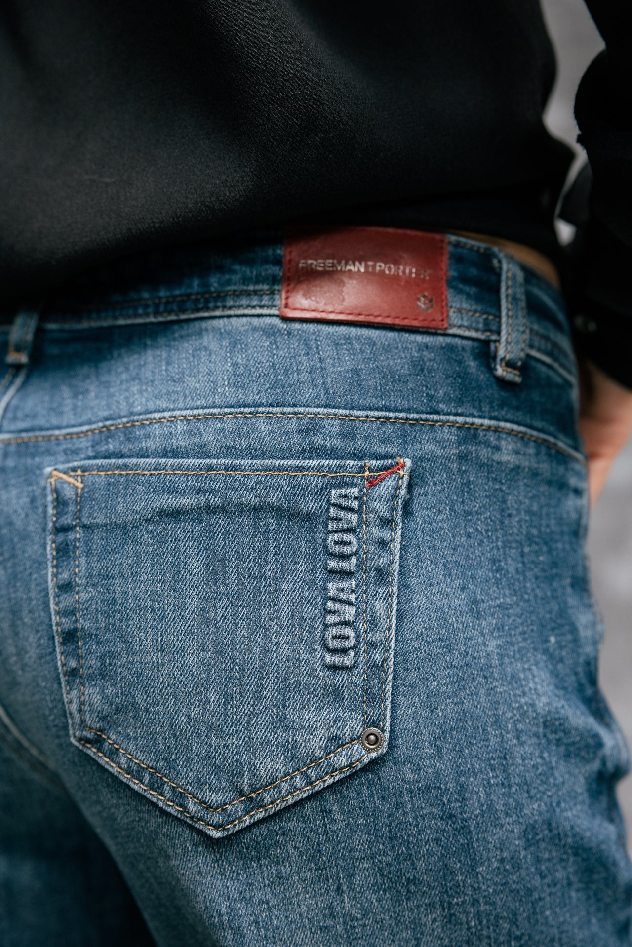 

Jeans large taille basse Femme Agatha banjo | Freeman T. Porter