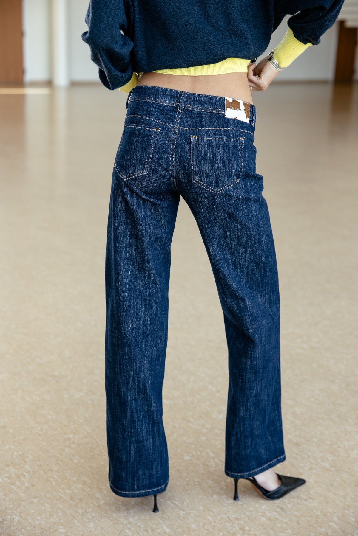 

Jeans large taille basse Femme Agatha bloop | Freeman T. Porter