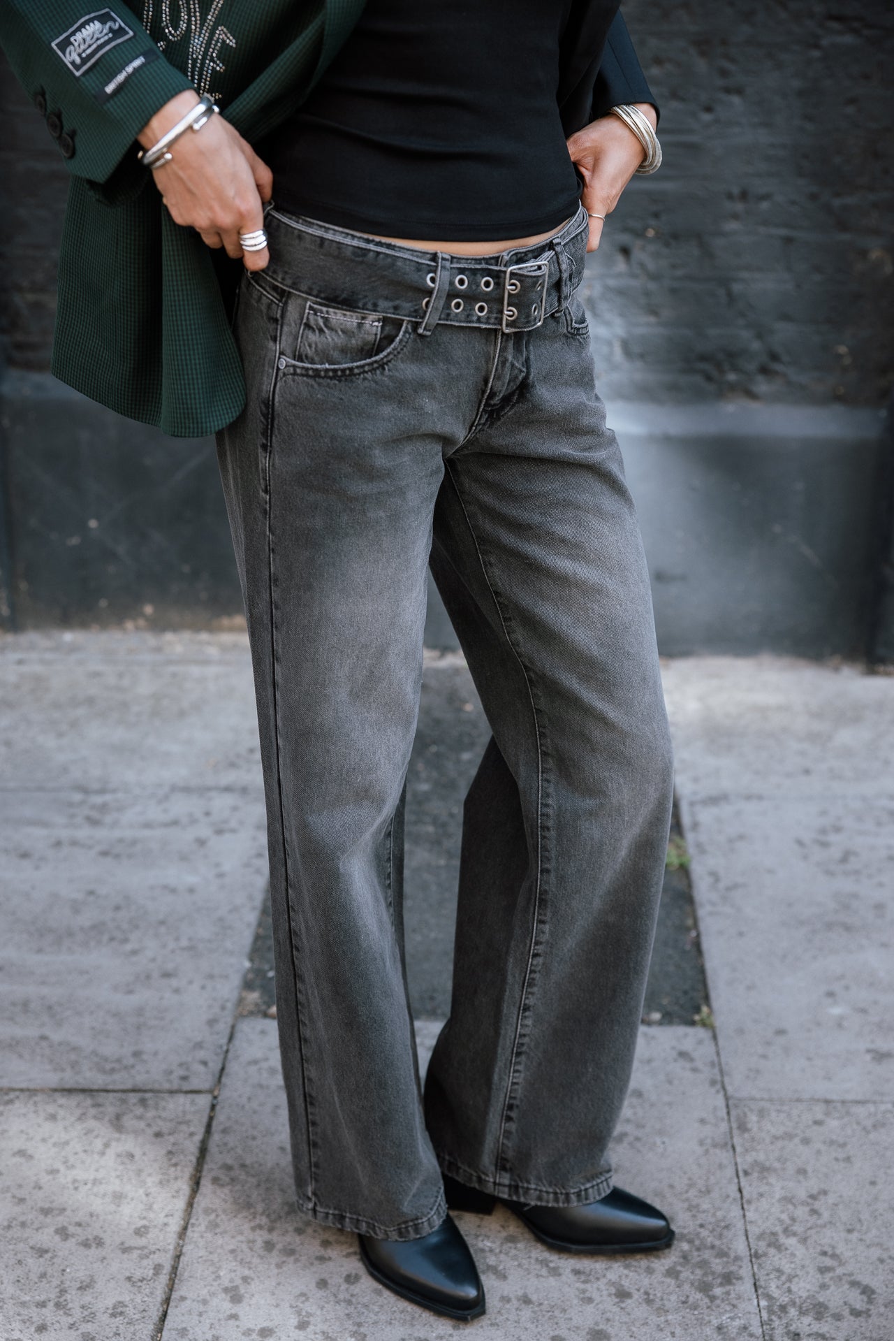 

Low Waist Wide Jeans Damen Agatha blisty | Freeman T. Porter
