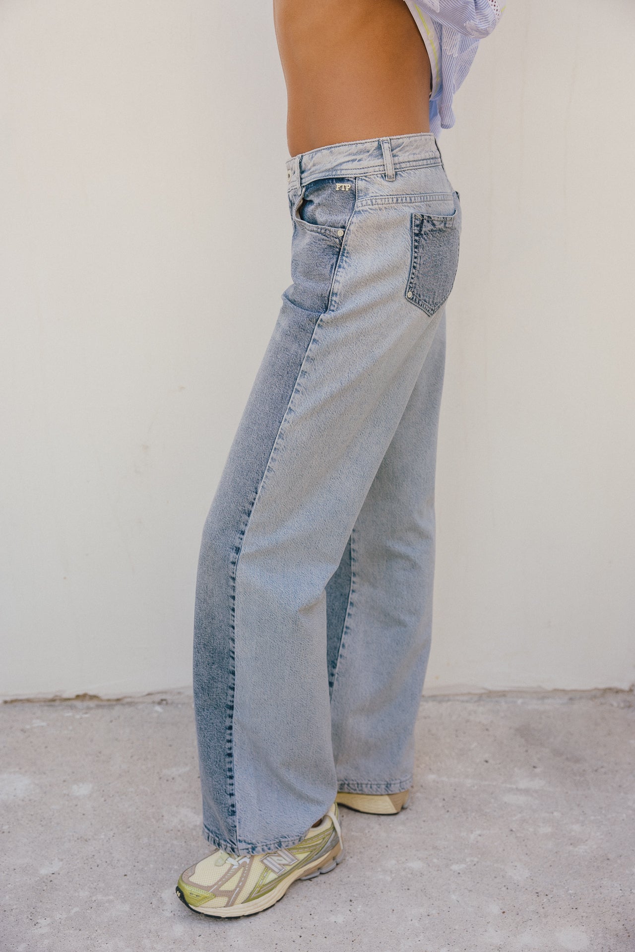 

Denim large taille basse  Femme Agatha bazure | Freeman T. Porter