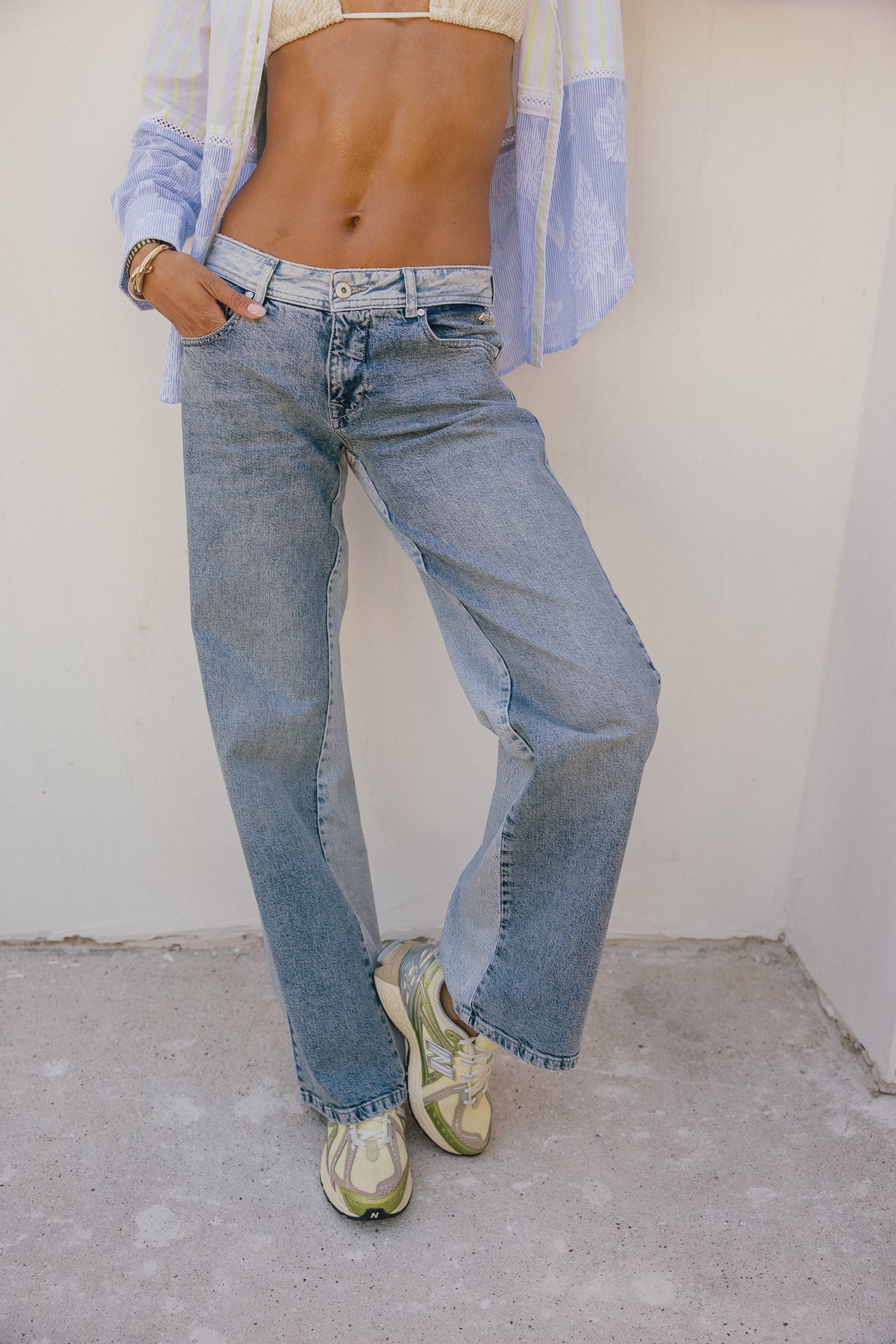 

Denim large taille basse  Femme Agatha bazure | Freeman T. Porter