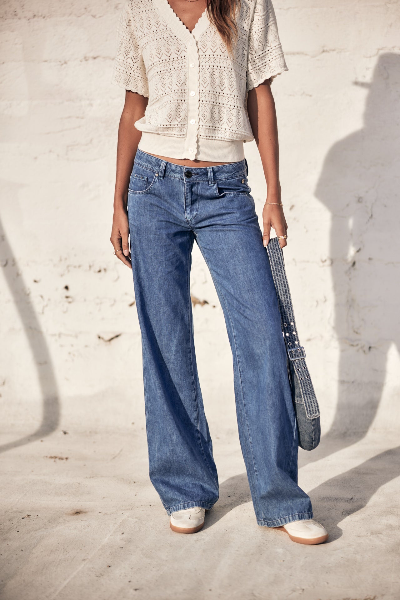 

Jeans large Femme Agatha manzana med | Freeman T. Porter