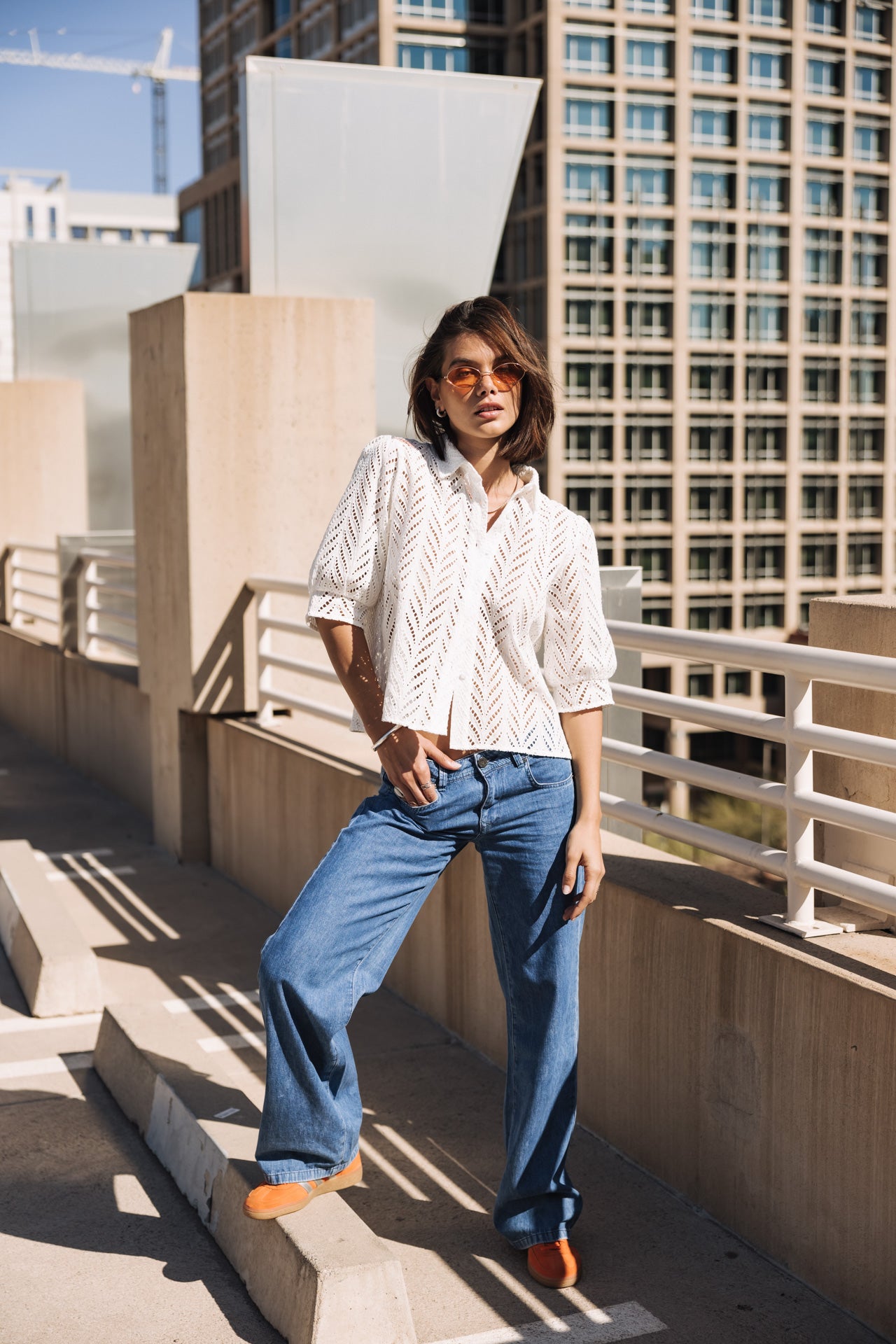 

Weite Jeans Frau Agatha manzana med | Freeman T. Porter