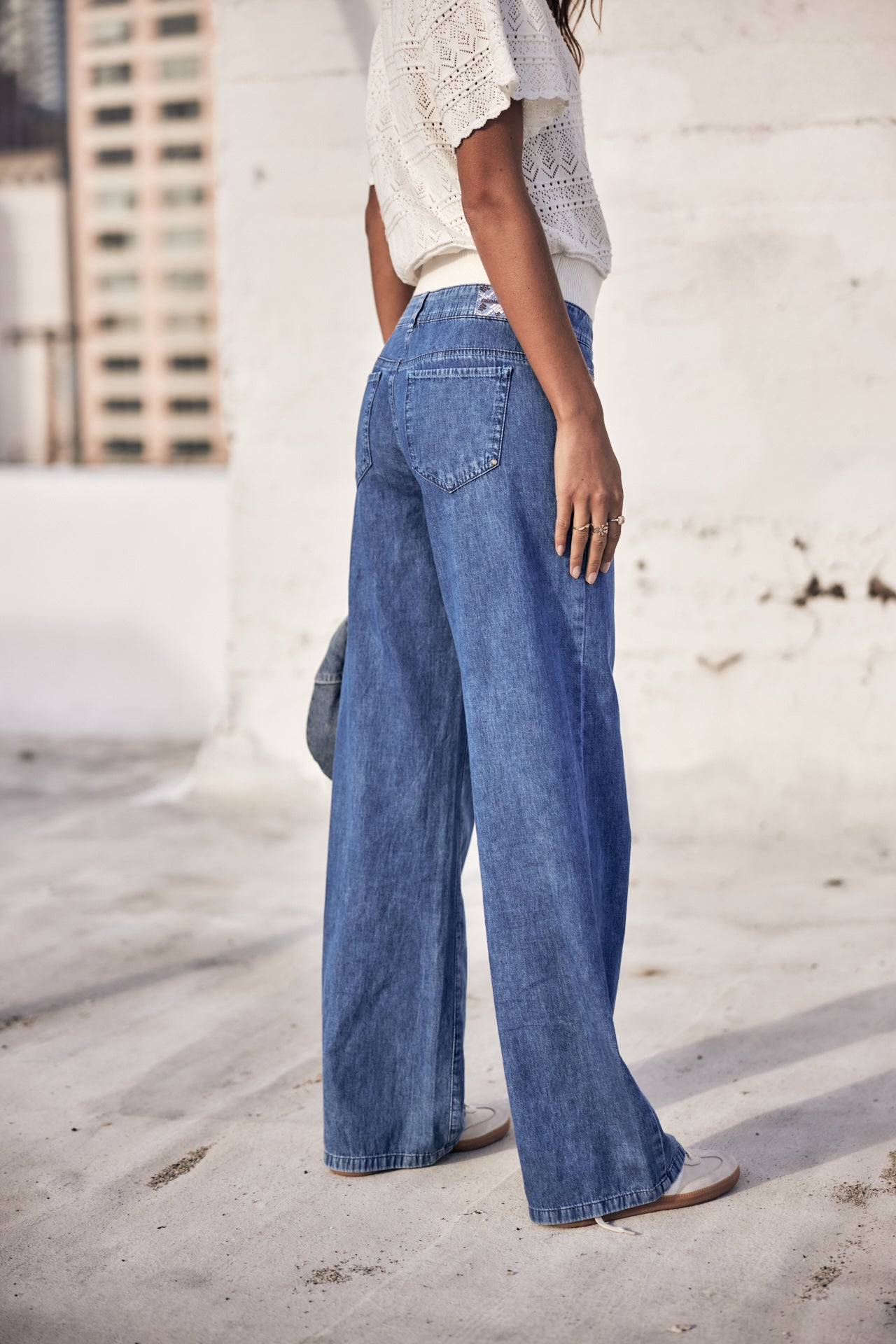 

Jeans large Femme Agatha manzana med | Freeman T. Porter