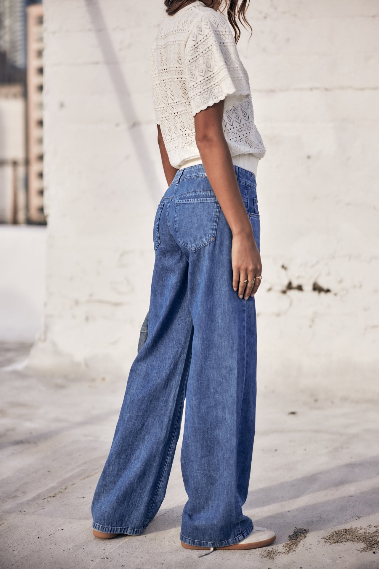 

Jeans large Femme Agatha manzana med | Freeman T. Porter