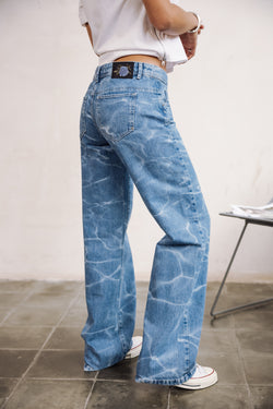 

Jeans large taille basse Femme Agatha Denim fool | Freeman T. Porter