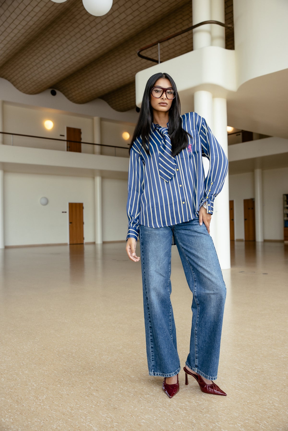 

Low waist wide leg jeans Dames Agatha magnus | Freeman T. Porter