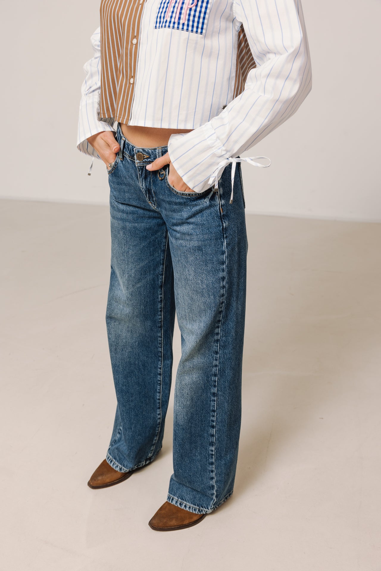 

Jeans large taille basse Femme Agatha magnus | Freeman T. Porter