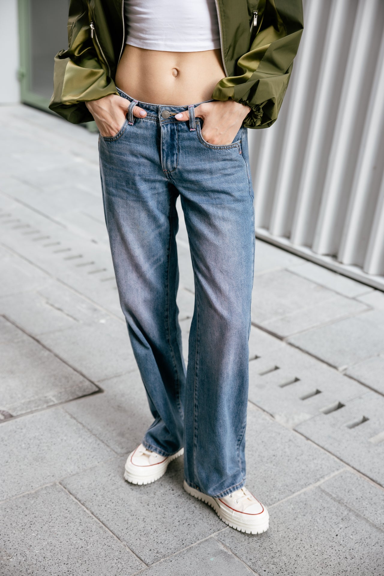 

Jeans large taille basse Femme Agatha Denim wonder med pinky | Freeman T. Porter