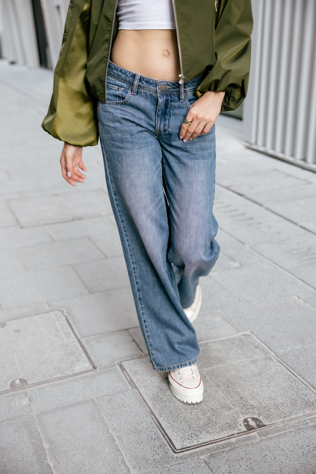 

Jeans large taille basse Femme Agatha Denim wonder med pinky | Freeman T. Porter