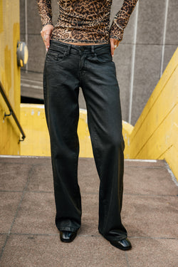 

Wide-leg jeans met lage taille Dames Agatha plated | Freeman T. Porter