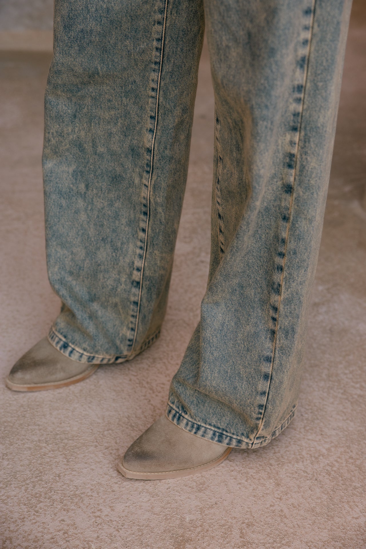 

Jeans large taille basse Femme Agatha Denim boarding | Freeman T. Porter