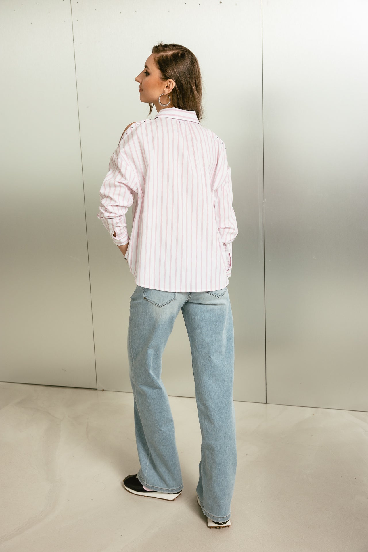 

Jeans large taille basse Femme Agatha samba light | Freeman T. Porter