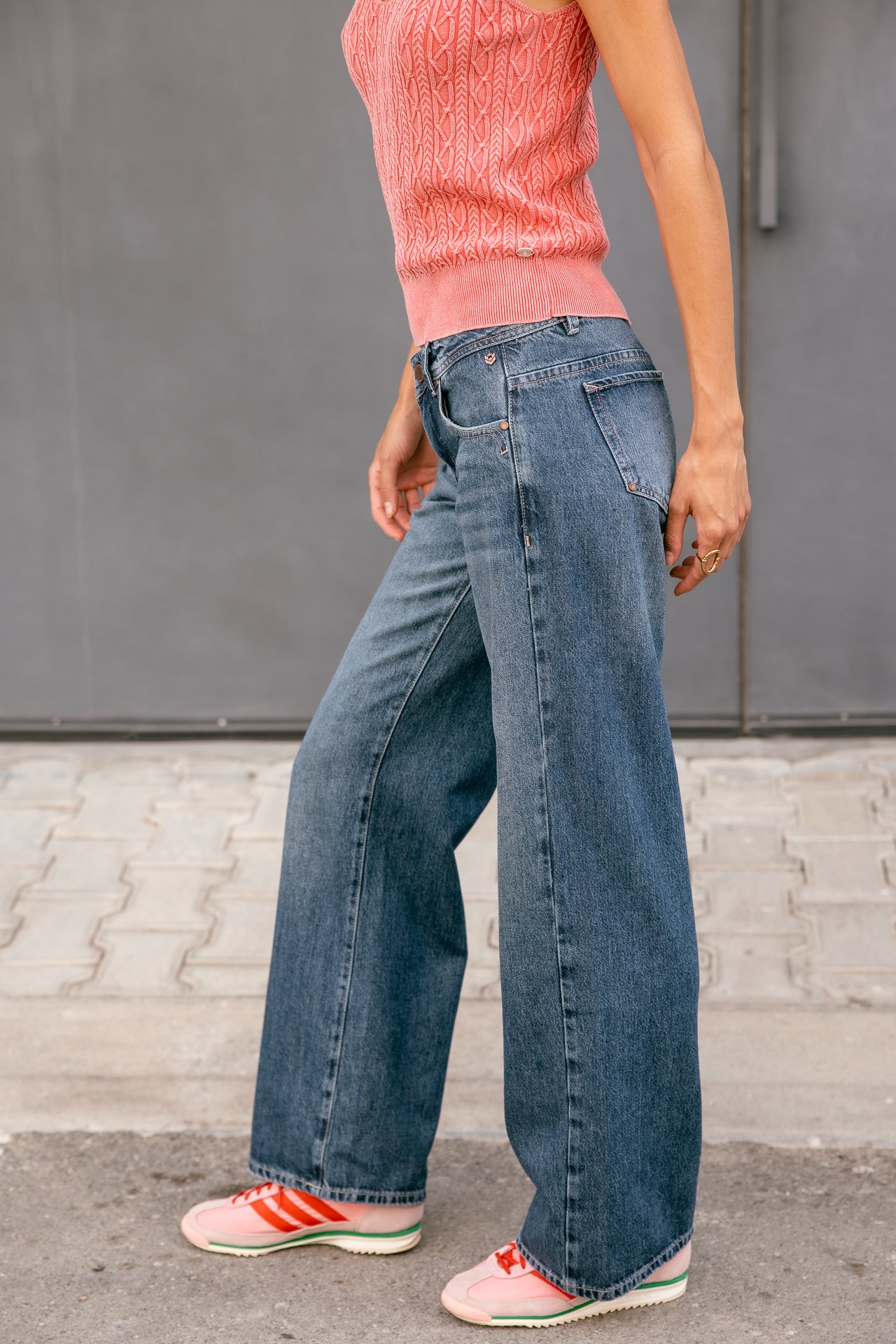 

Jeans large taille basse Femme Agatha paolino | Freeman T. Porter