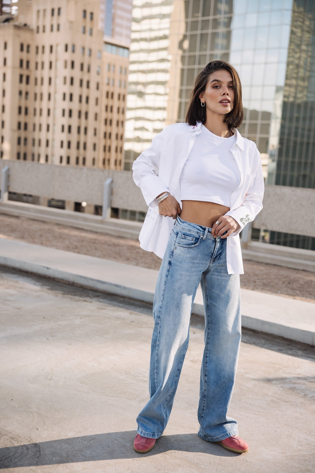 

Jeans large Femme Agatha palermo med | Freeman T. Porter