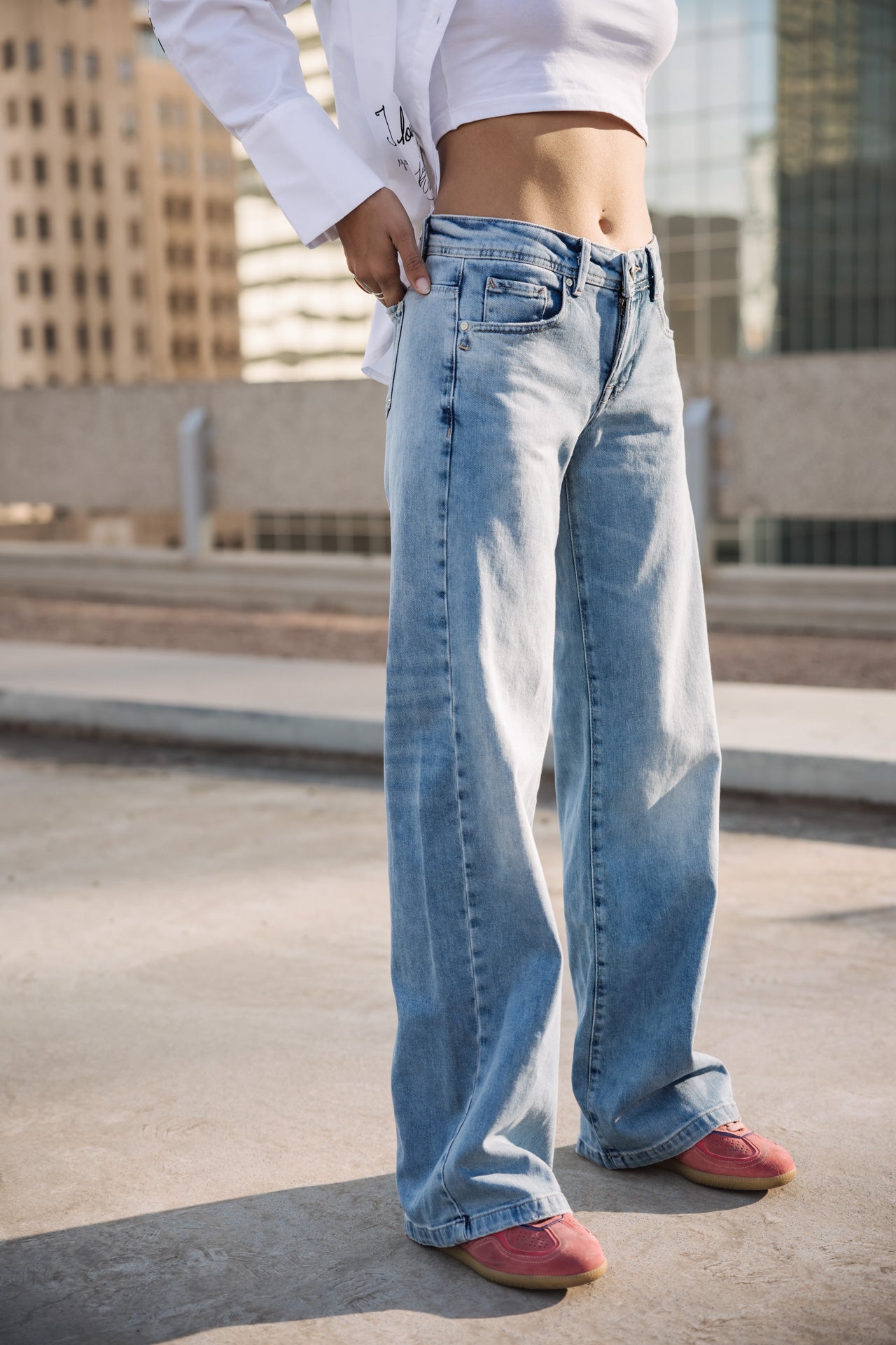 

Jeans large Femme Agatha palermo med | Freeman T. Porter