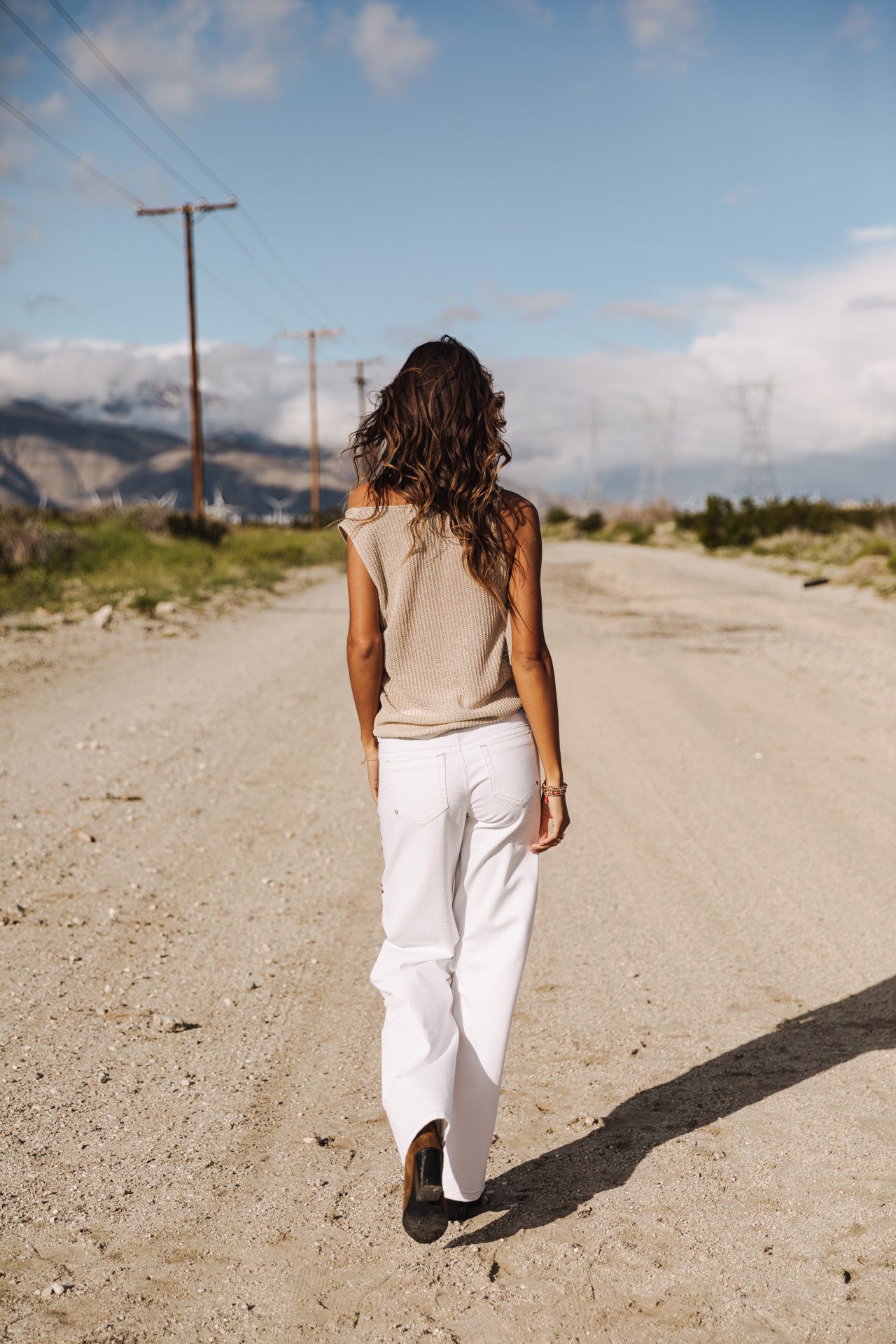 

Pantalon large Femme Agatha Andalousia off white | Freeman T. Porter