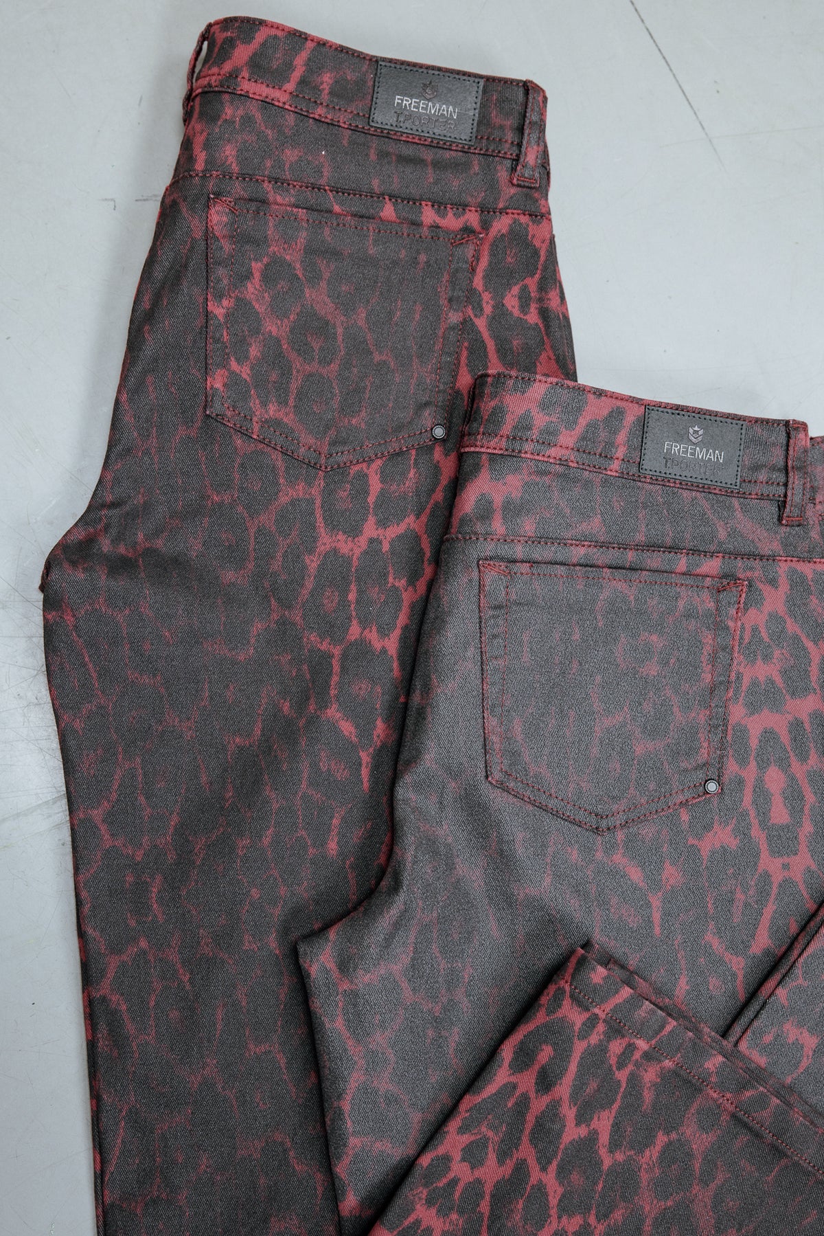 

Pantalon large taille basse Femme Agatha Arusha tibetan red | Freeman T. Porter