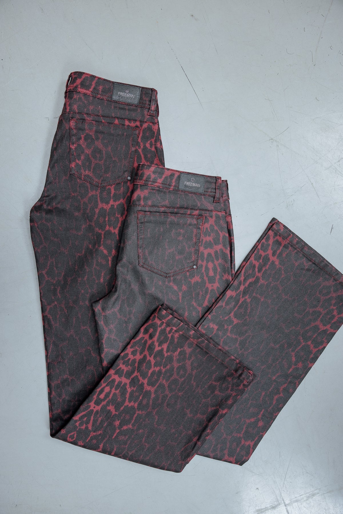 

Pantalon large taille basse Femme Agatha Arusha tibetan red | Freeman T. Porter