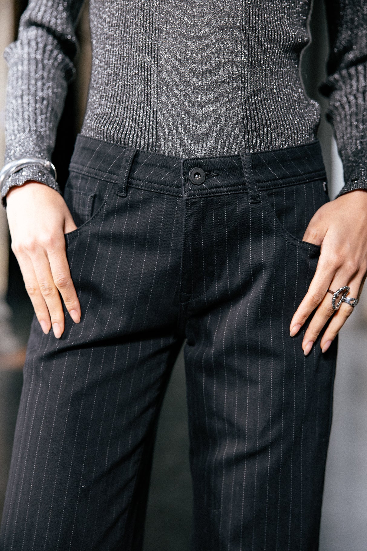 

Jeans large Femme Agatha Kult black | Freeman T. Porter