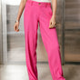

Pantalon large en lin Femme Agatha Plain Linen sangria sunset | Freeman T. Porter