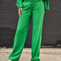 

Wide-leg low-waist trousers Women Agatha Plain Linen jolly green | Freeman T. Porter