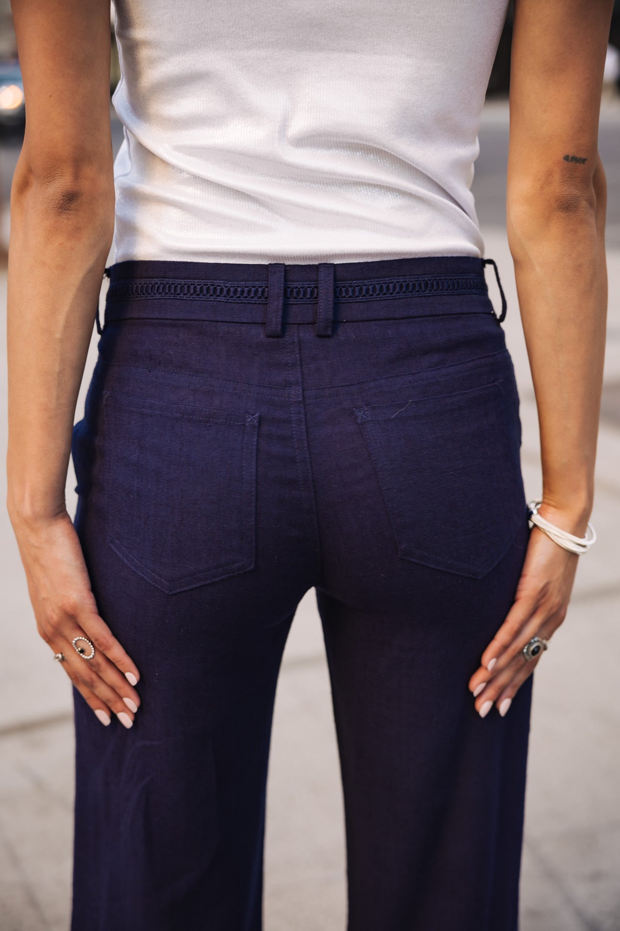 
              

Weite Leinenhose Frau Agatha peacoat | Freeman T. Porter
            