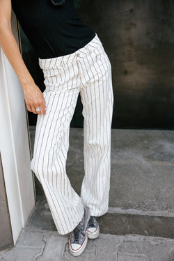 

Pantalon large taille basse Femme Agatha Paleole off white | Freeman T. Porter