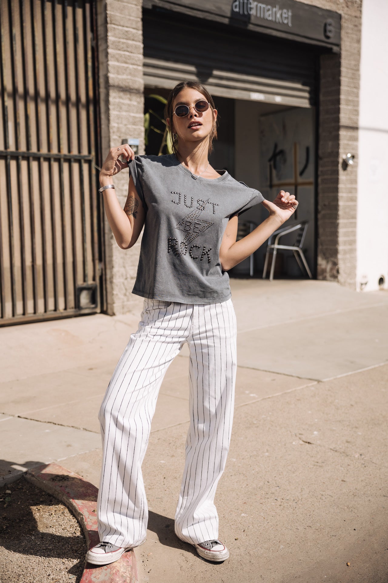 

Pantalon large Femme Agatha Paleole off white | Freeman T. Porter