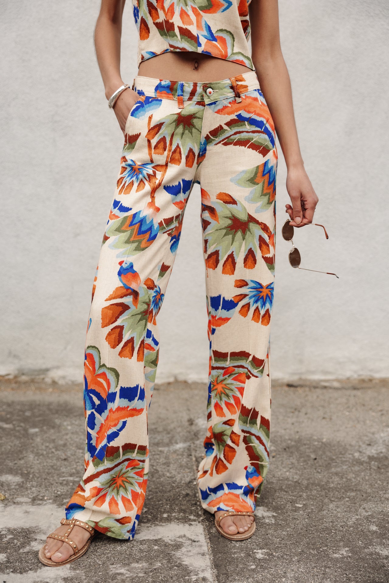 

Wide-leg pants Woman Agatha Parrot irish cream | Freeman T. Porter