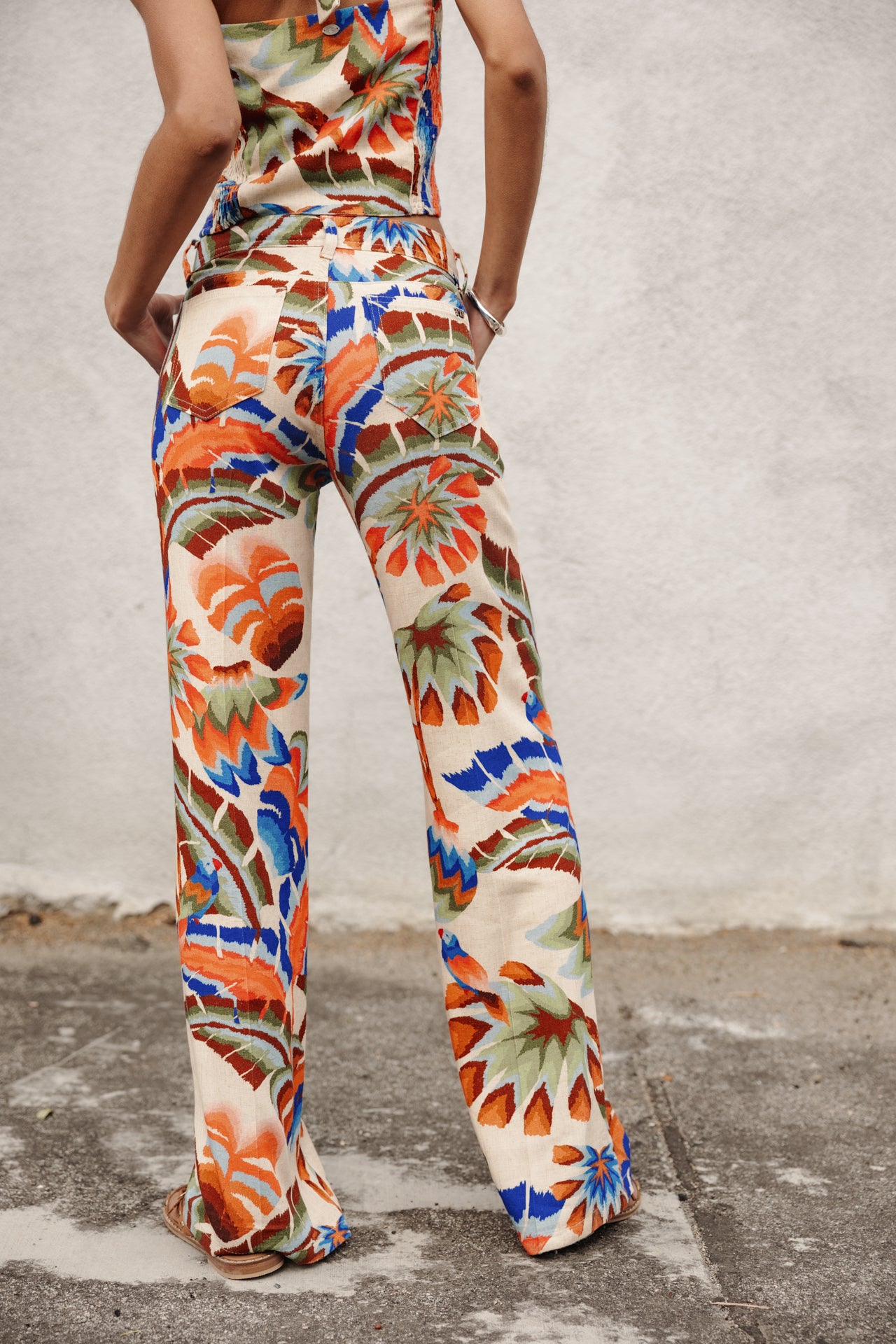 

Wide-leg pants Woman Agatha Parrot irish cream | Freeman T. Porter