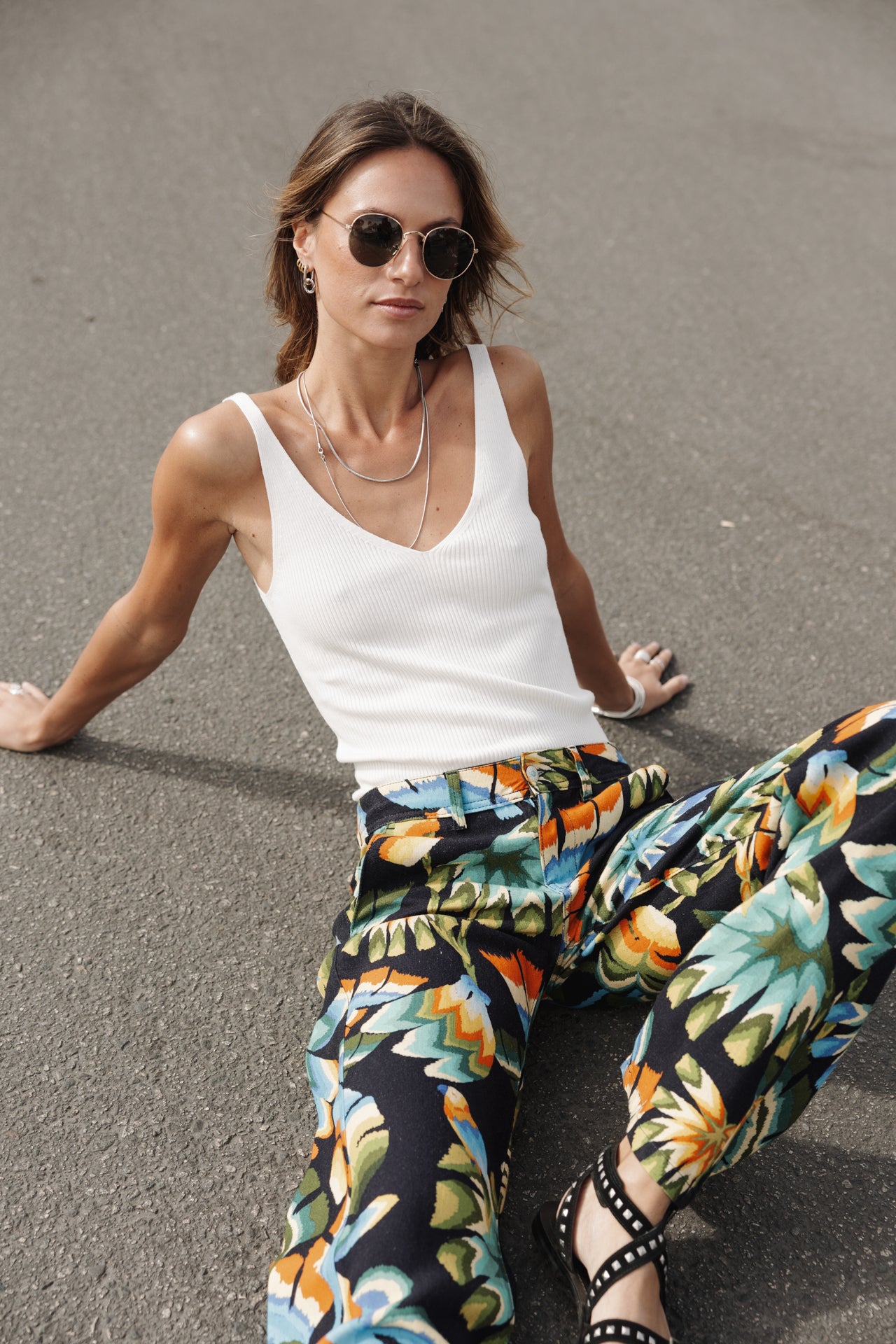 

Pantalones anchos Mujer Agatha Parrot peacoat | Freeman T. Porter
