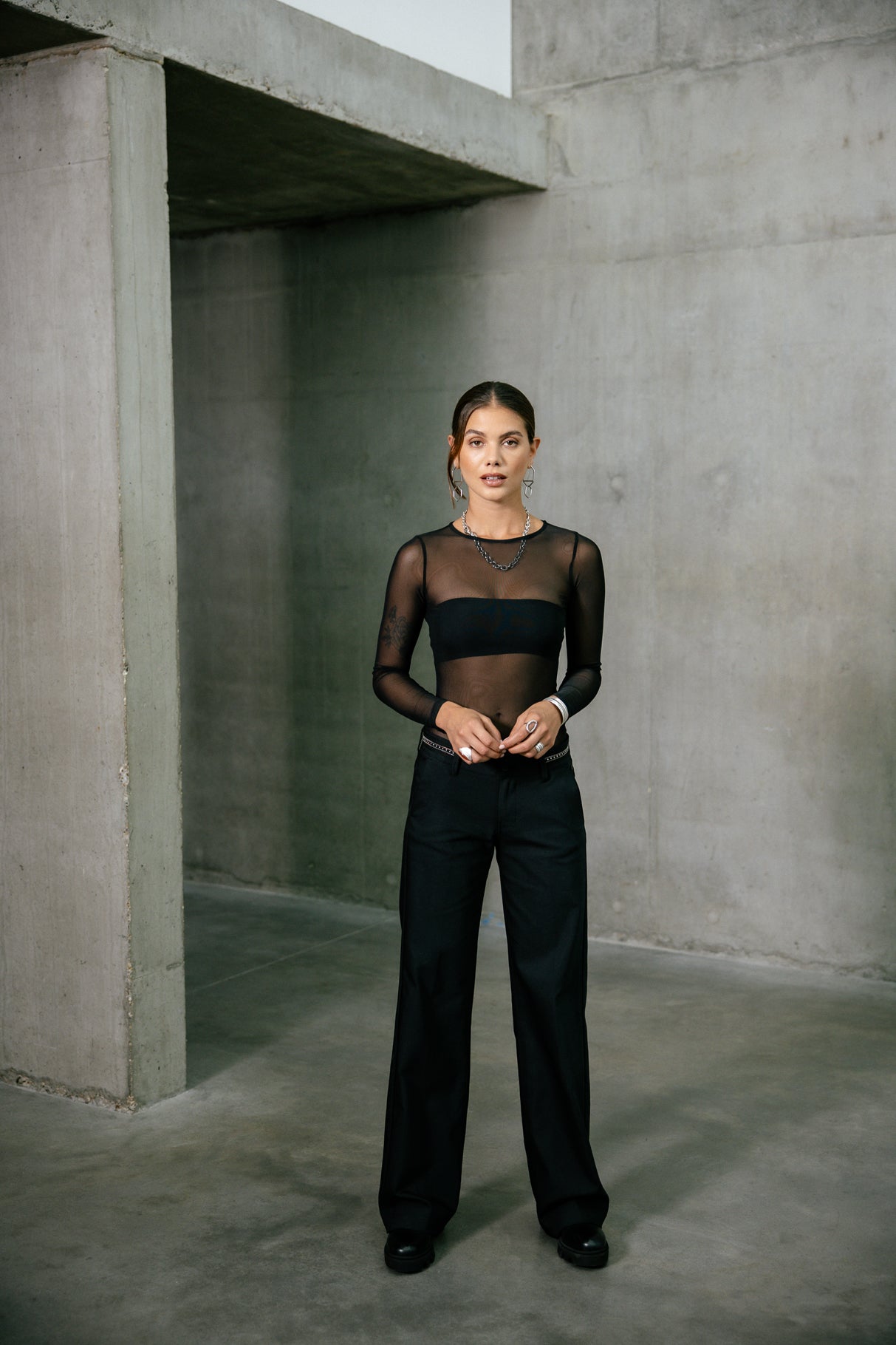 

Weite Hose Frau Agatha Polyneo black | Freeman T. Porter
