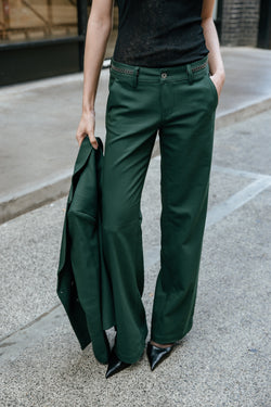 

Pantalon large taille basse Femme Agatha Polyneo green gables | Freeman T. Porter
