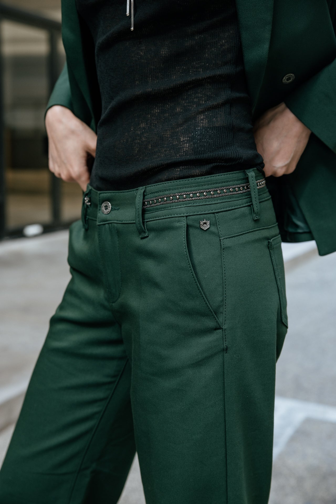 

Pantalon large taille basse Femme Agatha Polyneo green gables | Freeman T. Porter