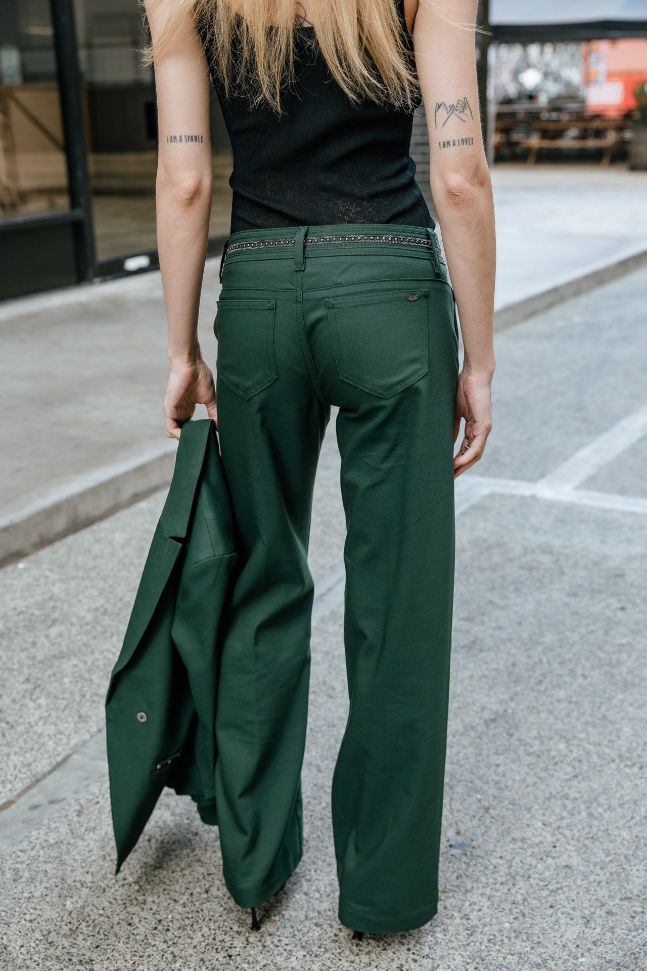 

Pantalon large taille basse Femme Agatha Polyneo green gables | Freeman T. Porter