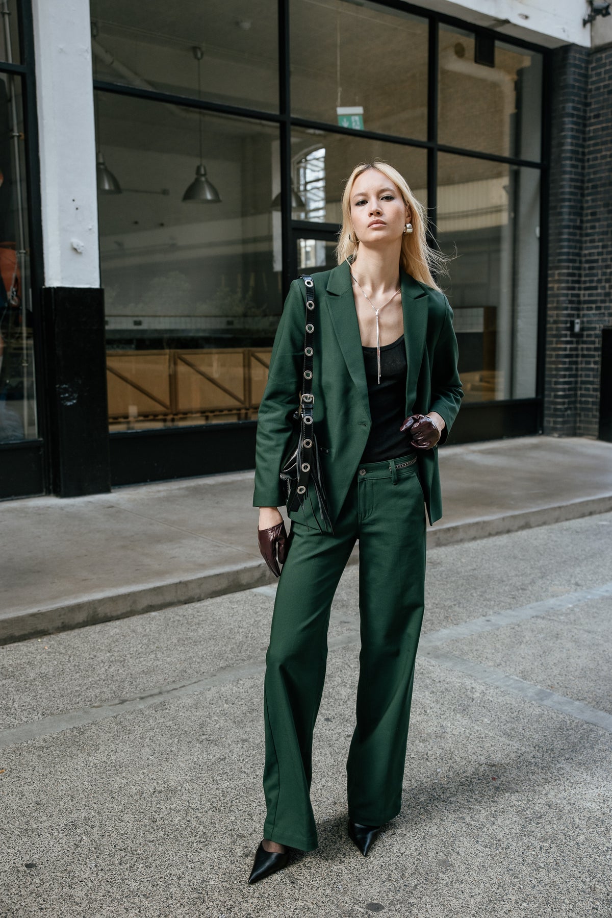 

Pantalon large taille basse Femme Agatha Polyneo green gables | Freeman T. Porter