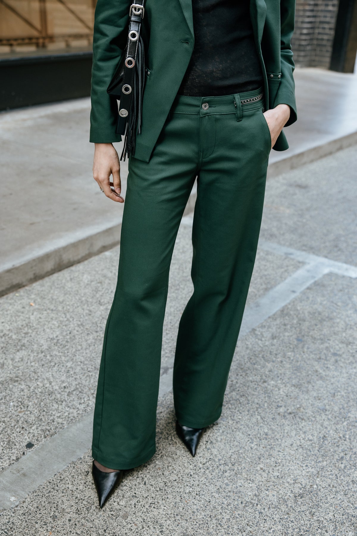 

Pantalon large taille basse Femme Agatha Polyneo green gables | Freeman T. Porter